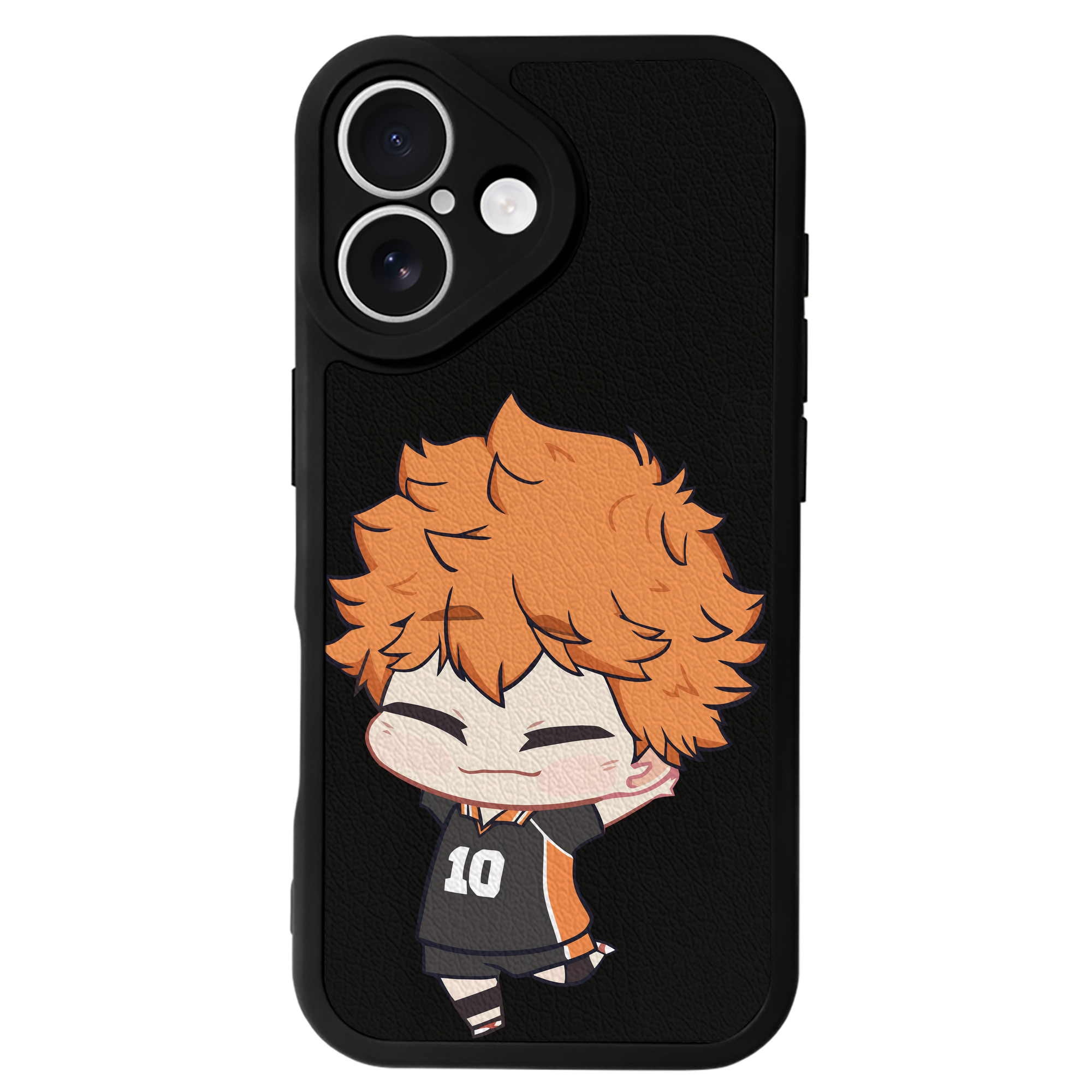 （画像用） ハイキュー!! Haikyu!! 【iPhone 16シリーズ対応】シリコンスマホケース（レザー調） 材質：シリコン